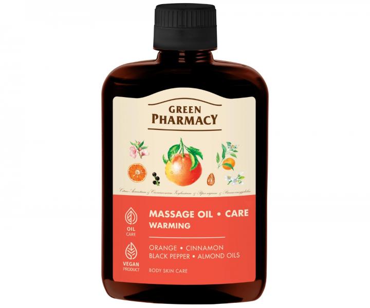 Hrejiv masny a telov olej Green Pharmacy Massage Oil - 200 ml