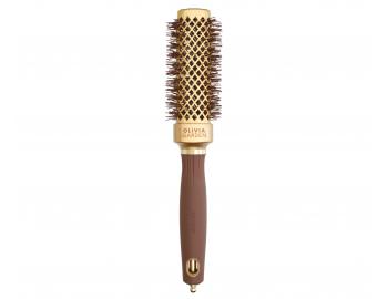 tvorhrann fkacia kefa na vlasy Olivia Garden Expert Blowout Straight Gold & Brown - 30 mm