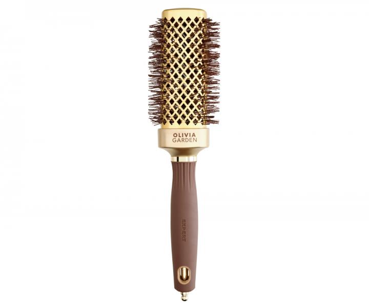 tvorhrann fkacia kefa na vlasy Olivia Garden Expert Blowout Straight Gold & Brown