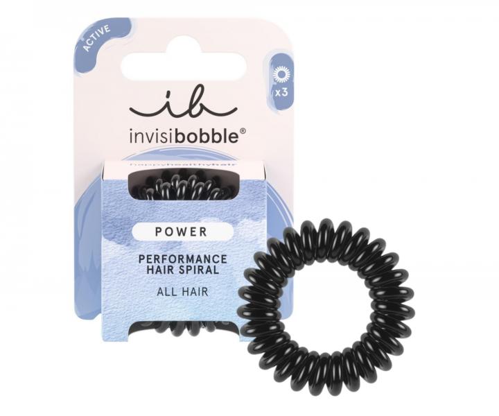 pirlov gumika do vlasov Invisibobble Power True Black - ierna, 3 ks