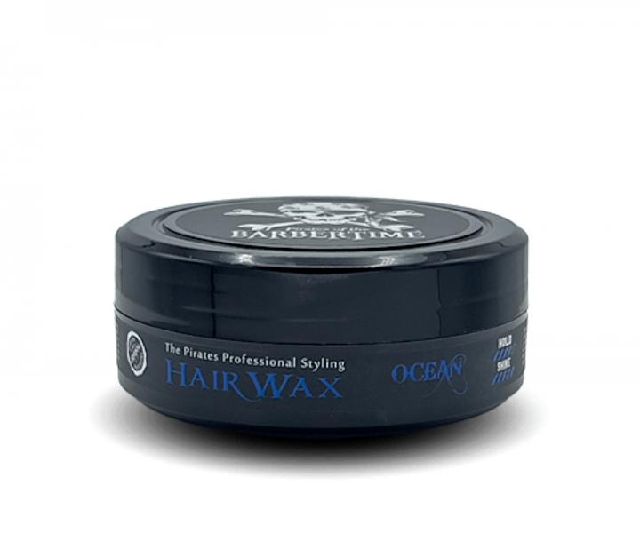 Pomda na vlasy so silnou fixciou a maximlnym leskom Barbertime Hair Wax Ocean - 150 ml