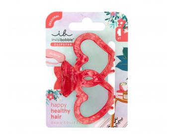 kripec do vlasov Invisibobble Clipstar M Oasis Lovers Nest - erven-ruov