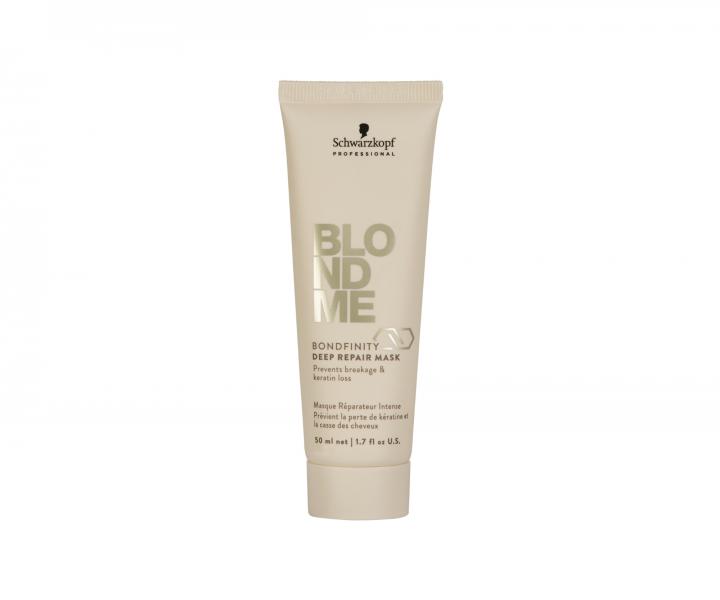 Regeneran maska pre blond vlasy Schwarzkopf Professional Blond Bondfinity Deep Repair Mask - 50 ml