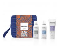 Cestovn sada pre styling vlasov Goldwell Stylesign Travel Set + kozmetick tatika zadarmo