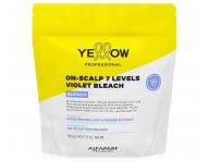 Zosvet�uj�ci p�der Yellow Professional On-scalp 7 Levels Violet Bleach - 500 g