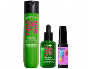 Sada na ochranu such�ch vlasov Matrix Food For Soft + o�etruj�ci sprej s 20 benefitmi Matrix Miracle Creator 45 ml zadarmo