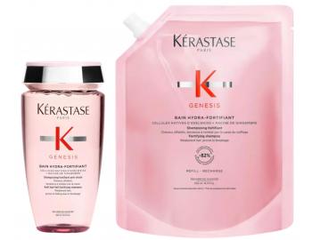 Posil�uj�ci �amp�n pre vlasy so sklonom k padaniu K�rastase Genesis Bain Hydra-Fortifiant - 250 ml + n�hradn� n�pl