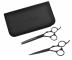 Kadern�cke no�nice Olivia Garden SilkCut Pro Matt Black - sada no�n�c 5,75 "a efila�n�ch no�n�c 6,35"