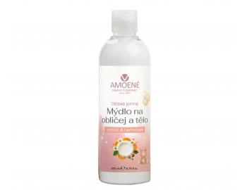 Jemn� detsk� mydlo na tv�r a telo Amoen� - marhu�a a harman�ek, 200 ml