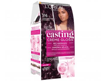 Preliv bez amoniaku Loral Casting Crme Gloss - 316 tmav fialov