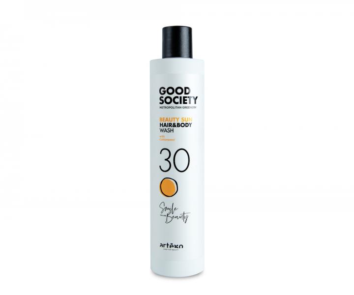 Micelrny ampn a sprchov gl 2v1 Artgo Good Society Beauty Sun Hair & Body Wash - 300 ml