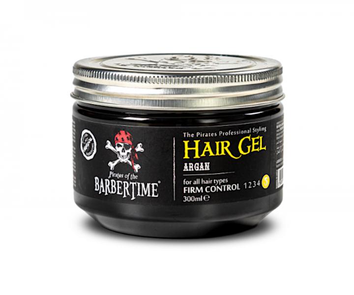 Gl na vlasy s arganovm olejom s maximlnou fixciou Barbertime Hair Gel Argan - 300 ml