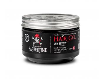 Gl na vlasy s gumovm efektom s maximlnou fixciou Barbertime Hair Gel Gum Effect - 300 ml
