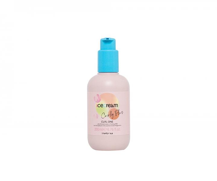 Mlieko na definciu kueravch a vlnitch vlasov Inebrya Ice Cream Curly Plus Curl One - 200 ml