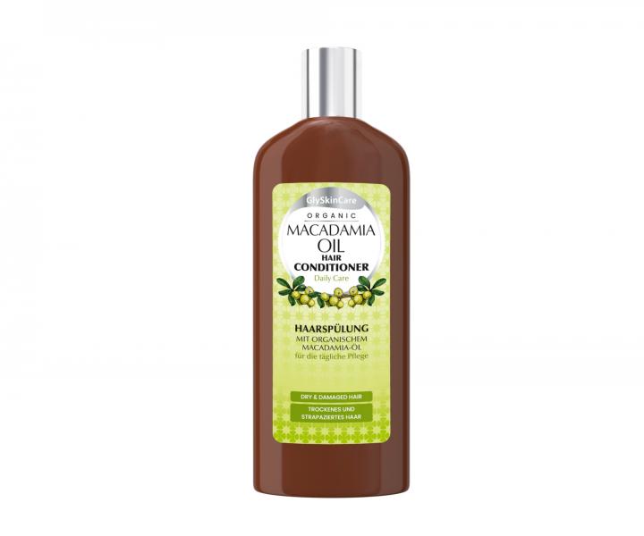 Kondicionr pre such a pokoden vlasy GlySkinCare Organic Macadamia Oil Hair Conditioner - 250 ml