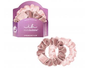 Ozdobn pirlov gumiky Invisibobble Sprunchia Slim La Vie en Rose - 2 ks
