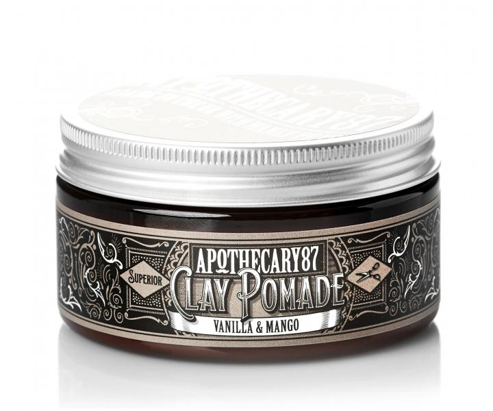 Zmat�uj�ci �lov� pom�da na vlasy Apothecary 87 Clay Pomade Vanilla & Mango - 100 ml