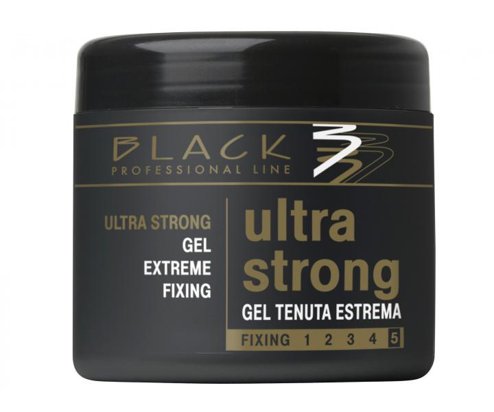 Extra silný gél na vlasy Black Ultra Strong - 500 ml