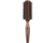 Okrhla dreven kefa na vlasy s kanmi a nylonovmi tetinami Sibel Decopro