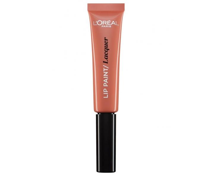 Tekut� r�� na pery s vysok�m leskom Lor�al Paris Lip Paint Lacquer - 101 - nude