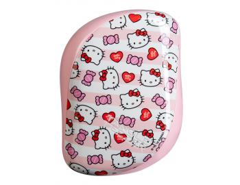 Kefa na vlasy Tangle Teezer Compact - Hello Kitty Candy Stripes, ružový