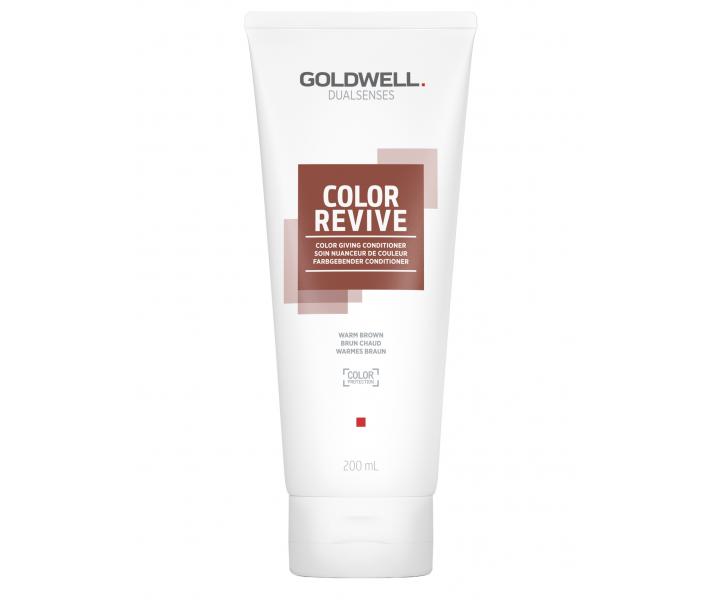 Kondicion�r pre o�ivenie farby vlasov Goldwell Color Revive - 200 ml - tepl� hn�d�