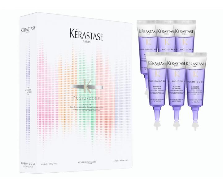Intenzvna domca starostlivos Krastase Fusio-Dose Cicafibre Homelab 4x 6 ml