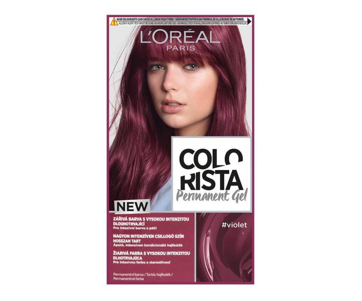 Permanentn farba na vlasy Loral Colorist Permanent Gel Violet - fialov