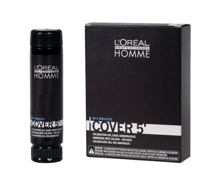 Starostlivos pre ediv vlasy Loral Homme Cover 5' 3x50 ml - 6 tmav blond