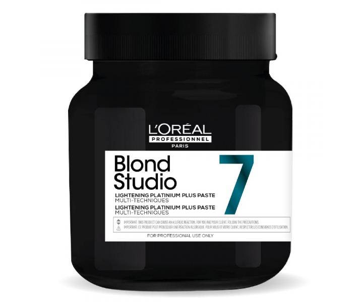 Zosvetujci pasta s nutriceridem Loral Blond Studio 7 Multi-Techniques Platinium - 500 g