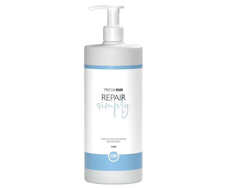 Prote�nov� maska na regener�ciu vlasov Mila Professional Protein Mask Repair Simply - 950 ml
