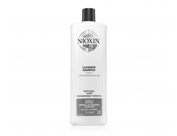 Šampón pre silne rednúce prírodné vlasy Nioxin System 2 Cleanser Shampoo - 1000 ml