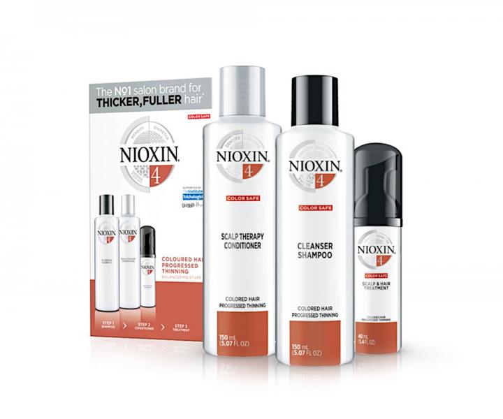 Sada pre silne redn�ce farben� vlasy Nioxin System 4 Trial Kit No.4