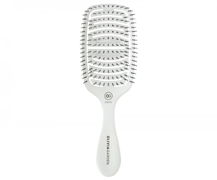 Kefa pre jemn a preden vlasy Olivia Garden iDetangle Fine - priehadn