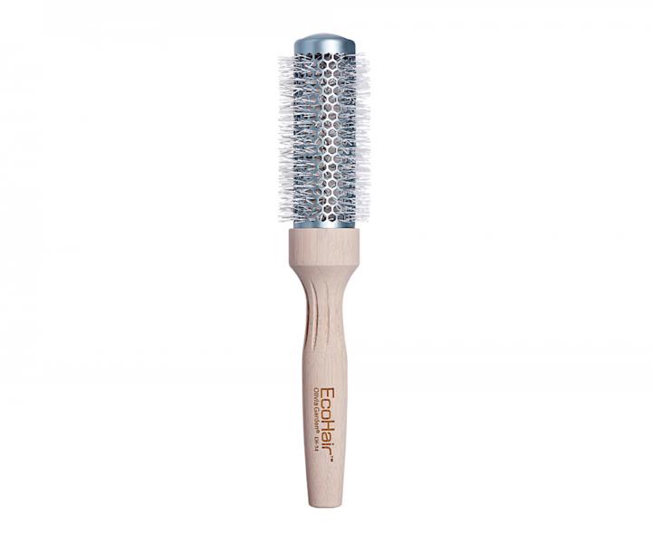Okrhla fkacia kefa s bambusovou rukovou Olivia Garden EcoHair Thermal - 34 mm