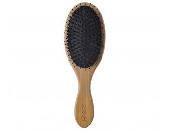 Bambusová kefa na vlasy s diviačími a nylonovými štetinami Detail - Hair Style - 7,5 x 22,5 cm
