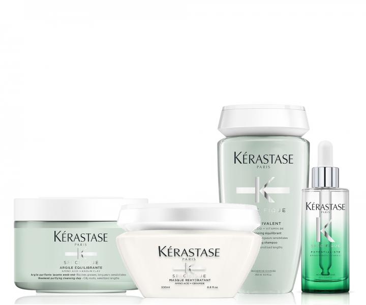 Sada pre mastn korienky a scitliven dky Krastase Divalent + srum 30 ml zadarmo