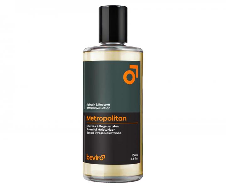 Osvie�uj�ca a regenera�n� voda po holen� Beviro Refresh & Restore Aftershave Lotion Metropolitan - 100 ml