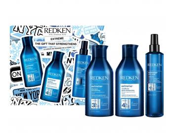 Darekov sada na posilnenie a spevnenie pokodench a scitlivench vlasov Redken Extreme