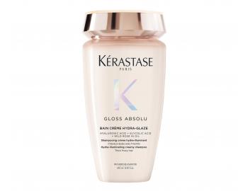 Hydrata�n� a rozjas�uj�ci �amp�n pre pevn� a krepovat� vlasy K�rastase Gloss Absolu Bain Cr�me Hydra-Glaze - 250 ml