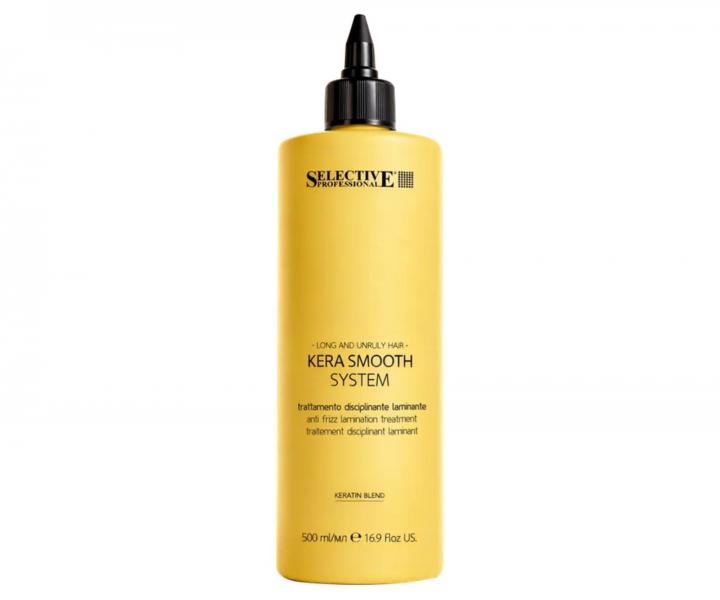 Vyhladzuj�ce s�rum pre dlh� a nepoddajn� vlasy Selective Professional Kera Smooth System - 500 ml