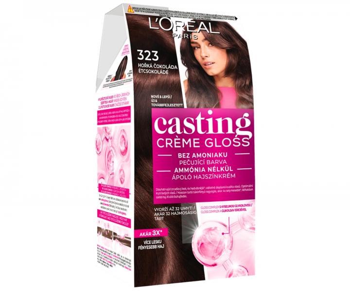 Preliv bez amoniaku Loral Casting Crme Gloss - 323 hork okolda