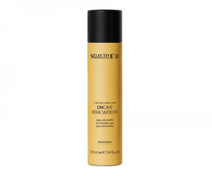 Bezoplachov� sprej pre dlh� a nepoddajn� vlasy Selective Professional OnCare Kera Smooth Leave In Anti Humidity Spray - 100 ml
