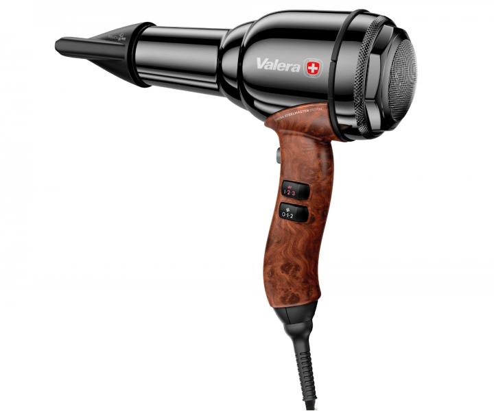 Profesion�lny f�n na vlasy Valera Professional Swiss Steel Master Digital - 2200 W, �ierny chr�mov�