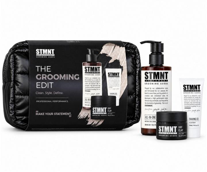 P�nska dar�ekov� sada pre starostlivos� a styling vlasov a f�zov STMNT The Grooming Edit + kozmetick� ta�ka zadarmo