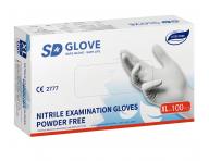 Nitrilov� rukavice SD Glove Nitrile Examination Gloves 100 ks - biele