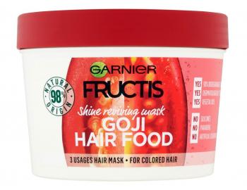 Vy�ivuj�ci maska na farben� vlasy Garnier Fructis Goji Hair Food - 390 ml