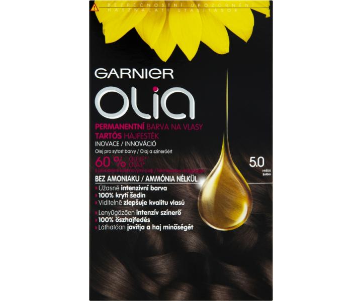 Permanentn olejov farba Garnier Olia 5.0 hned