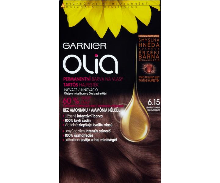 Permanentn� olejov� farba Garnier Olia 6.15 �adov� svetlo hned�
