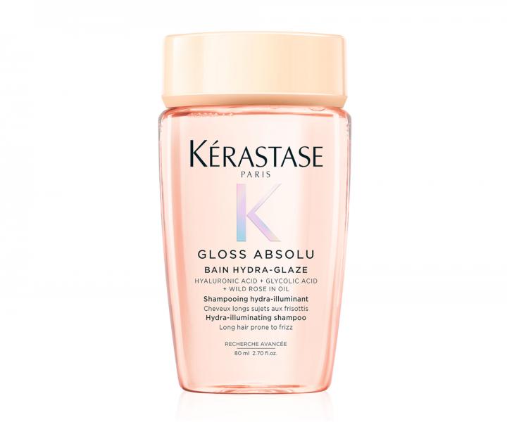 Hydrata�n� a rozjas�uj�ci �amp�n pre vlasy so sklonom ku krepateniu K�rastase Gloss Absolu Bain Hydra-Glaze - 80 ml